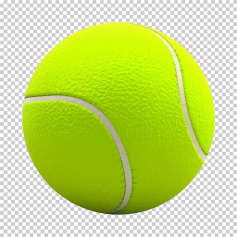 Pelota De Tenis Aislado Sobre Fondo Transparente Archivo Psd Premium