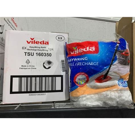 Vileda Easy Ring Replacement Heads Lot Of 6