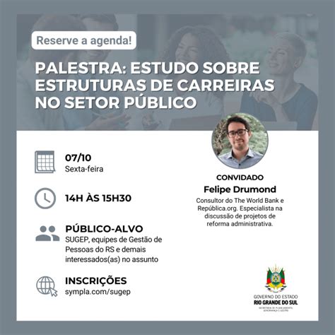 Palestra Estudo sobre Estruturas de Carreiras no Setor Público