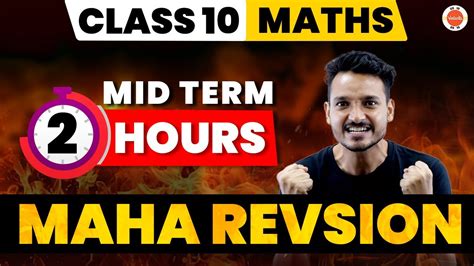 Complete Class 10 Maths Revision For Term 1 Midterm 10th Class Maths Maha Marathon 2023