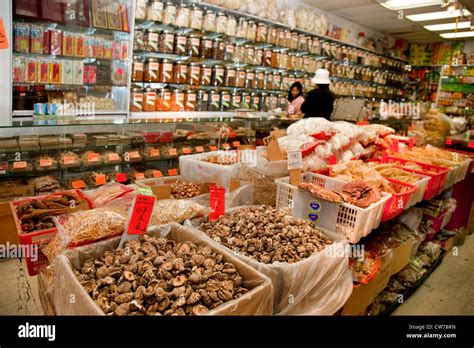 View Into A Store Of Traditional Chinese Medicine Canada British