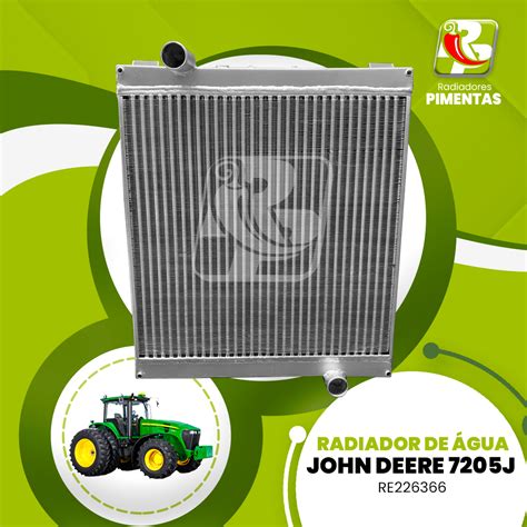 Radiador de Água John Deere 7185J 7195J 7205J 7210J 7225J