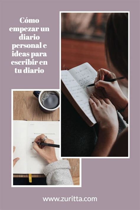 Escribe Un Diario Personal Diarios Personales Diario Escribir