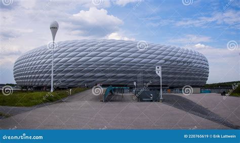 Fc Bayern Allianz Arena Fan Silhouette Editorial Photo Cartoondealer