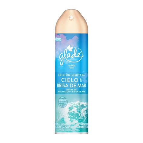 Aromatizante En Aerosol Glade Cielo Y Brisa Del Mar 275 Ml Walmart