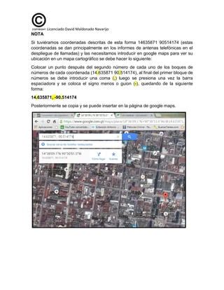 Convertir Coordenadas Gps A Mapas De Google Pdf