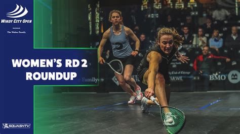 Windy City Open Squash Women S Rd Roundup Youtube