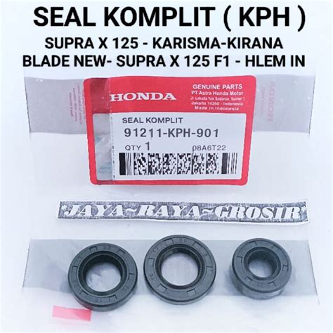 Jual Seal Komplit Kph Sil Set Engine Karisma Kirana Supra X