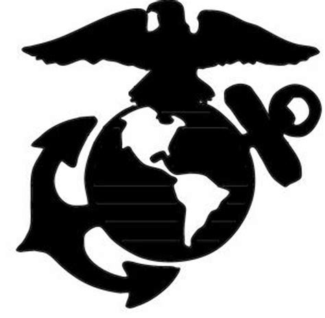 Download High Quality us marines logo silhouette Transparent PNG Images ...