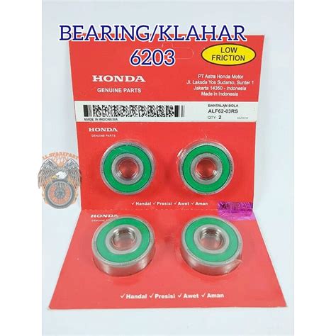 Jual Bearing Honda 6203 Klahar Kualitas Asli Ori Original Halus Dan