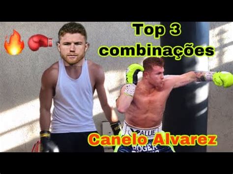 Top 3 combinações Canelo Alvarez no saco de pancadas luta canelo