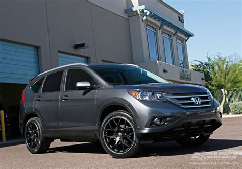 2012 Honda CR V With 20 Gianelle Puerto In Matte Black Wheels Wheel