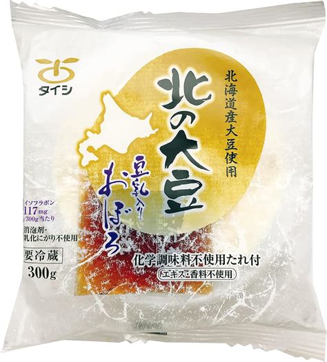 Amazon 太子食品 北の大豆 豆乳入り おぼろ豆腐 1袋 250g × 1個 たれ付き 北海道産大豆使用 朝食