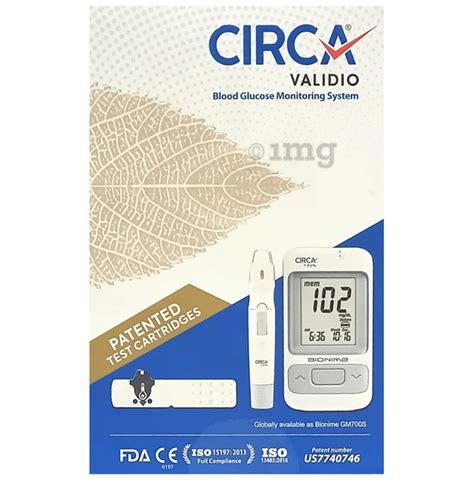 Circa Validio Blood Glucose Monitoring System Buy Box Of Unit At