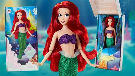 Review Unboxing Of The New Ariel The Little Mermaid Classic Doll From Shopdisney Youtube