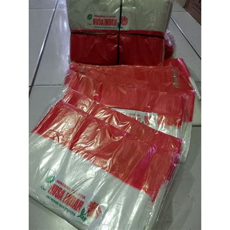 Jual Bendera Plastik Merah Putih Merk Nuda Indah Tanpa Tali Isi 100