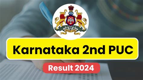 Karnataka 2nd Puc Result 2024