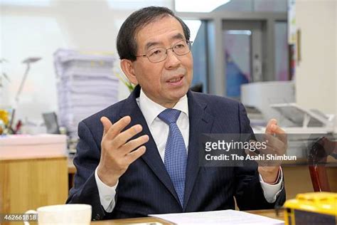 Seoul Mayor Park Won Soon Interview Photos Et Images De Collection