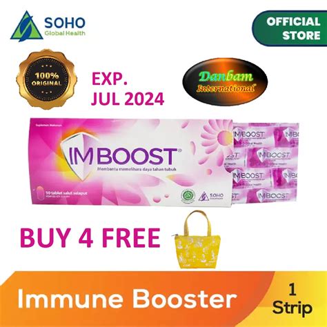 Jual Imboost Tablet Daya Tahan Tubuh 1 Strip 10 Tablet Shopee