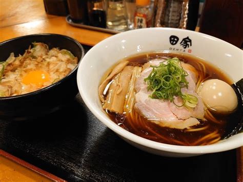 『特製中華そば おかか卵丼』中華そば 田家 本店のレビュー ラーメンデータベース