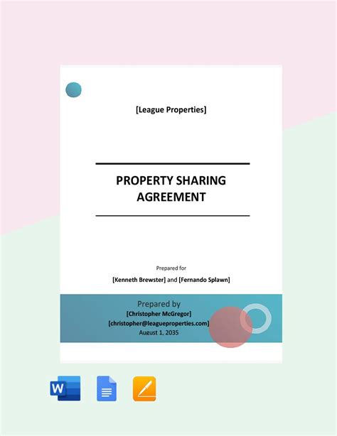 House Sharing Agreement Template