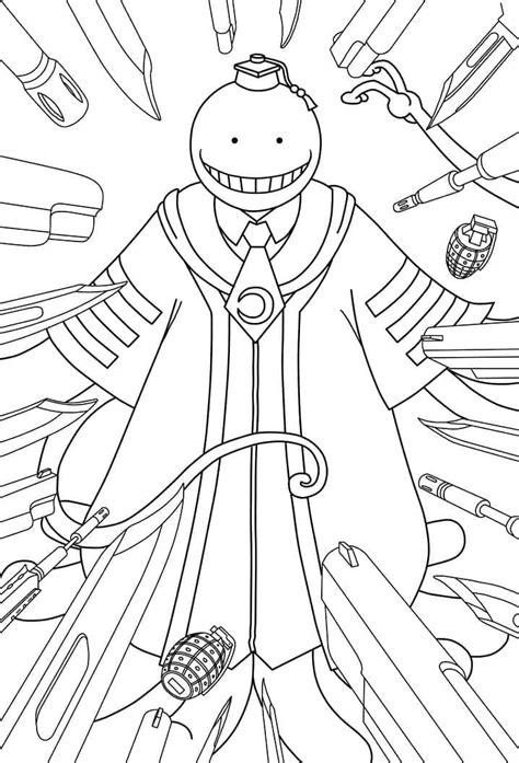 Dibujos De Nagisa Shiota De Assassination Classroom Para Colorear Para