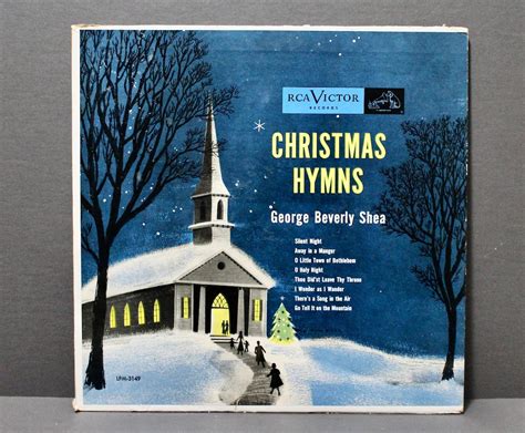 Vintage Christmas Hymns George Beverly Shea Vinyl Etsy