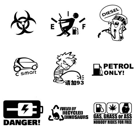 Collection 96+ Pictures Gas Tank Stickers For Cars Stunning