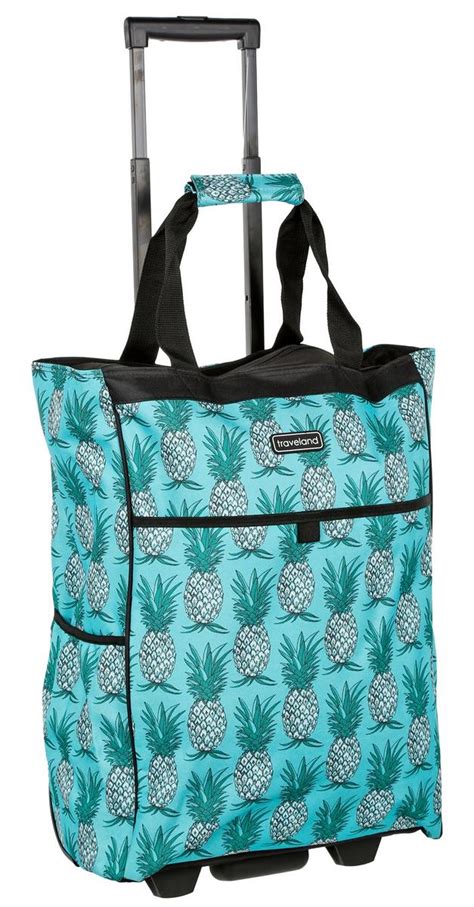 20 Multi Purpose Rolling Tote Blue Burkes Outlet