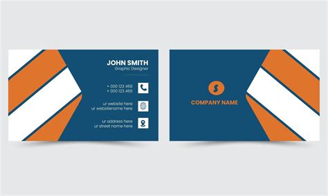 Creative Business Card Design 42111383 Vector Art At Vecteezy