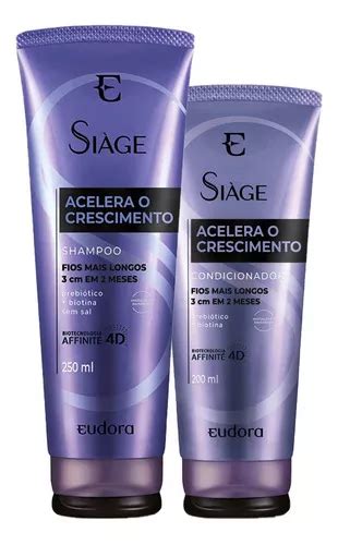 Si Ge Acelera O Crescimento Shampoo Condicionador Eudora Mercadolivre