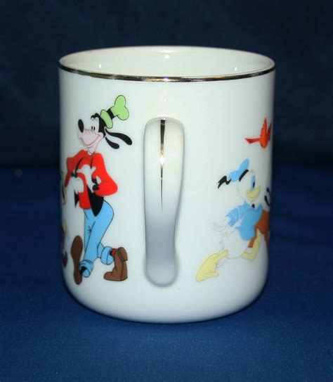 Vintage Walt Disney Productions Porcelain Character Coffee Mug Hot