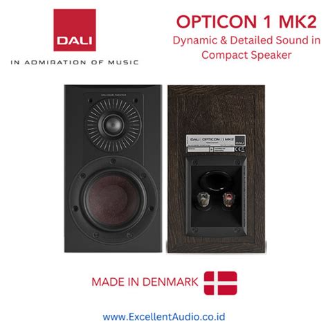 Promo Speaker Bookshelf DALI Opticon 1 MK2 MK 2 MKII MK II Made In