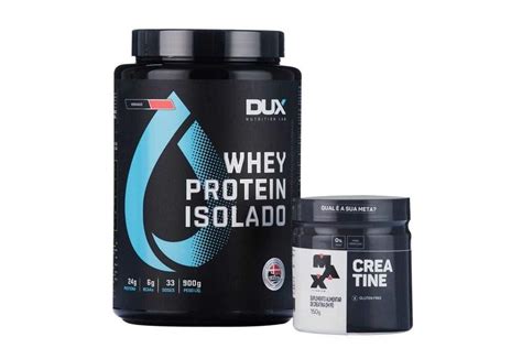 Whey Dux Isolado Creatina Max Titanium G Dux Max Kit De