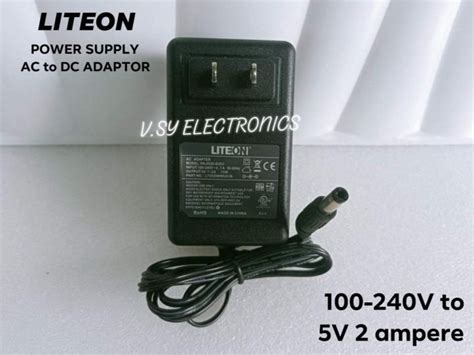 Liteon V Ampere Ac Adapter Ac To Dc Adaptor Power Supply X Mm Dc