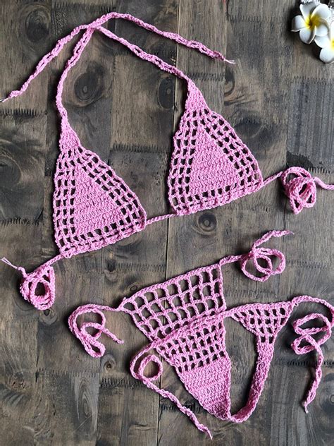 Handmade Peek A Boo Bikini Extreme Micro Extreme String Etsy Norway