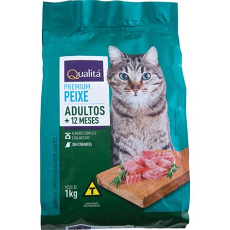 Ração para Gatos Adulto Sabor Peixe QUALITÁ 1kg Pão de Açúcar