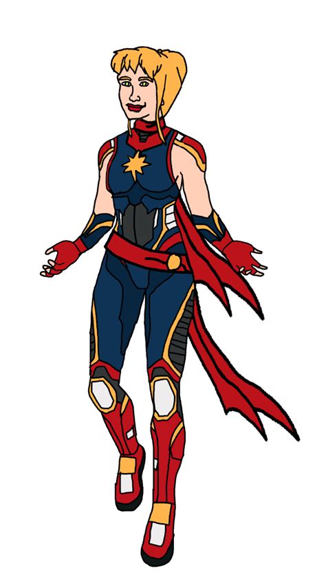 Captain Marvel Carol Danvers Unmasked By Spiderbyte64 On Deviantart