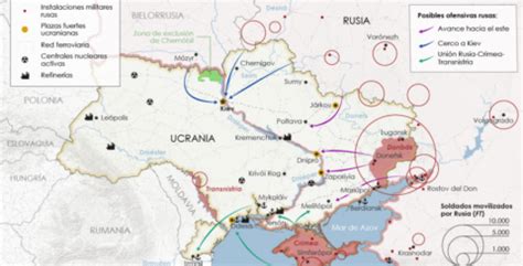 Rusia Ucrania El Mapa Que Muestra Los Movimientos De Tropas M S