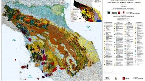 Pubblicata La Prima Carta Geologica DellItalia Centrale