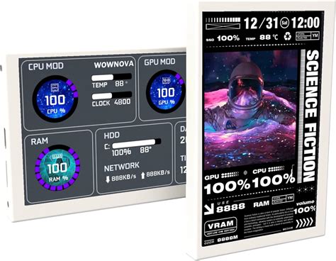 Amazon Wownova Computer Temp Monitor Dynamic Theme Supported