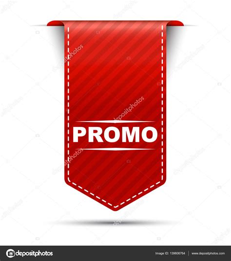 Promo Red Vector Promo Banner Promo Stock Vector Image By Houbacze