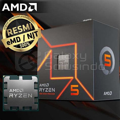Jual AMD Ryzen 5 7600 AM5 - Ryzen 7000 Series di Seller Galaxy ...
