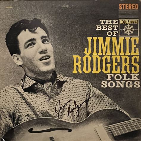 Jimmie Rodgers The Best Of signed album