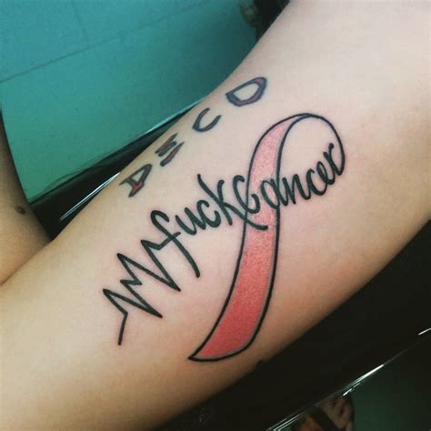 65 Best Cancer Ribbon Tattoo Designs And Meanings 2019