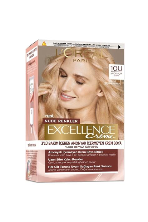 Excellence Loreal Paris Creme Nude Renkler Sa Boyas U Nude Koyu