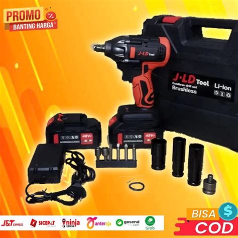 Jual Produk Baru Impact Wrench Jld Cordless Brushless 48S 48V 88V