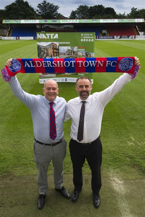 NATTA Named As South Stand Sponsor Aldershot Town FC