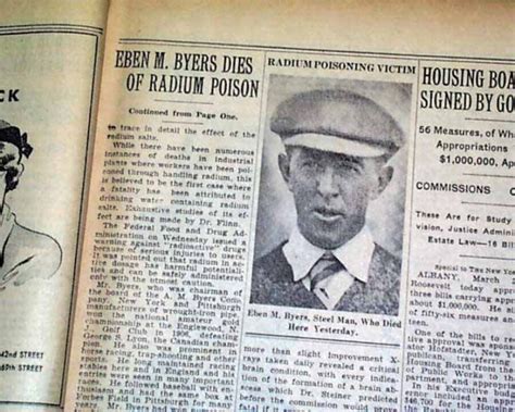 The tragic story of Eben Byers, who was treated with radium - Pictolic