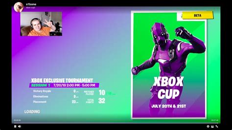 S1BONE Fortnite Fridays Xbox Cup Warm Up YouTube